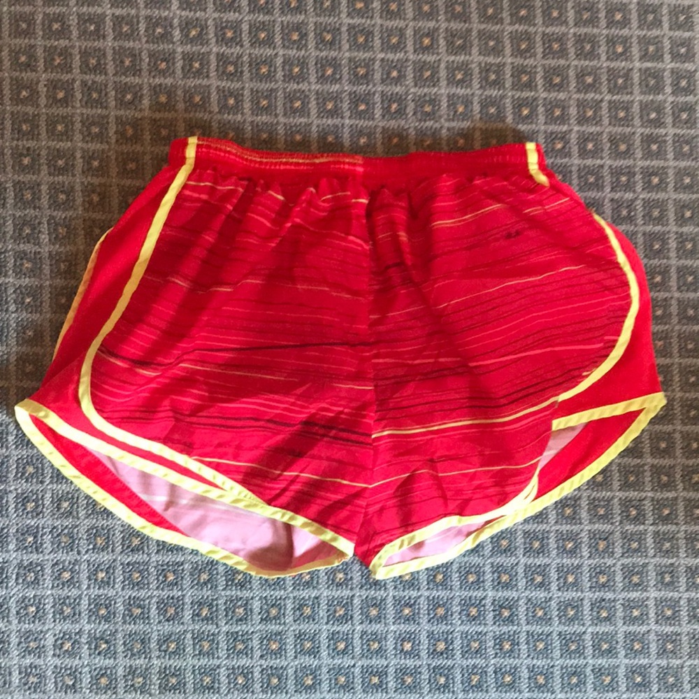 Pink/red Nike shorts